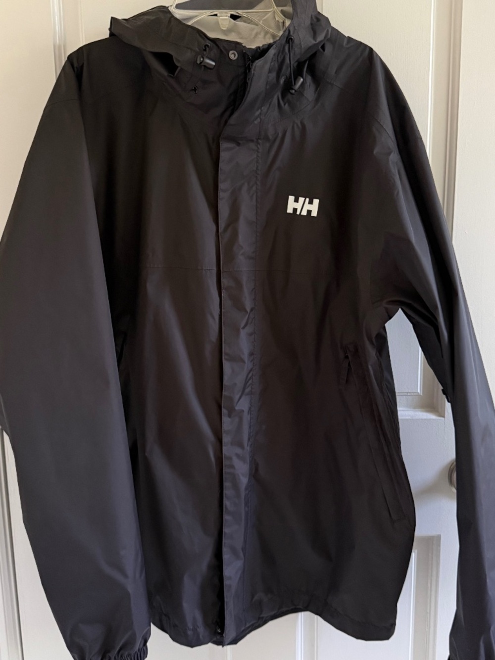 Helly Hansen- Men's Black Seven J Rain Jacket Size Large ($120)